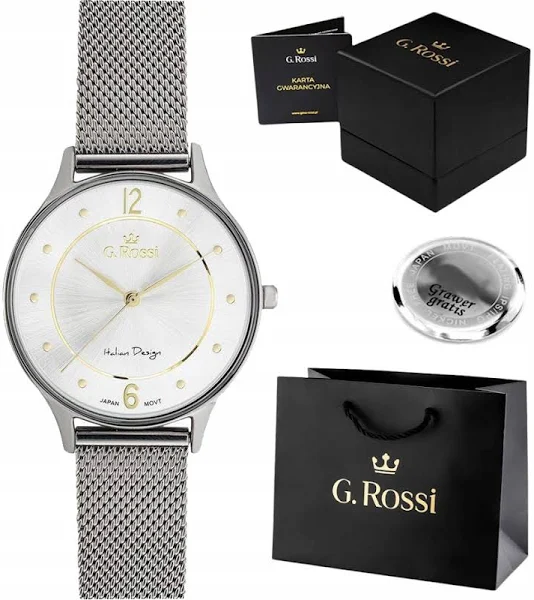 Zegarek damski G. Rossi Modny na bransolecie siatka mesh