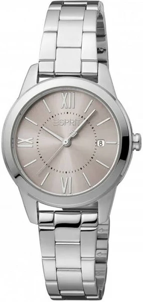 ESPRIT Wind Silver Grey ES1L239M1175 Zegarek damski z datownikiem