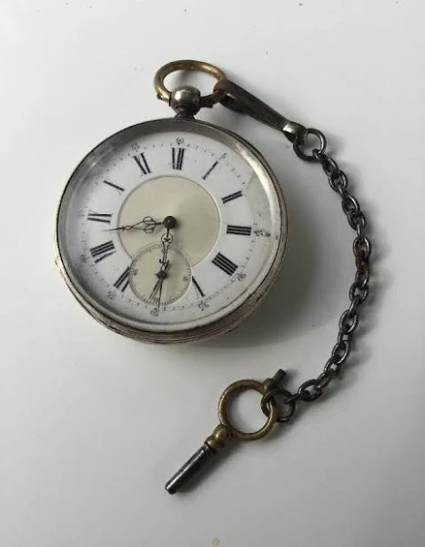 Antyczny Zegarek Kieszonkowy Na Klucze Zegarek Kieszonkowy Pocket