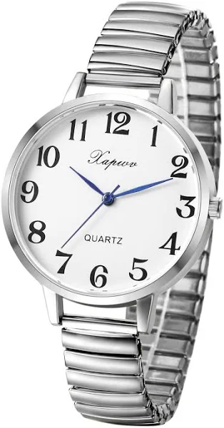 JewelryWe Damski zegarek analogowy Easy Reader