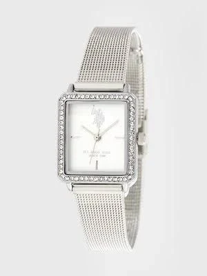 U.S. Polo Assn. Zegarek kwarcowy w kolorze srebrno-białym rozmiar: onesize