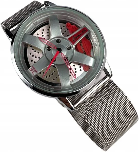 Zegarek 40mm Felga Rays Jdm 3D Stal Nierdzewna Prezent