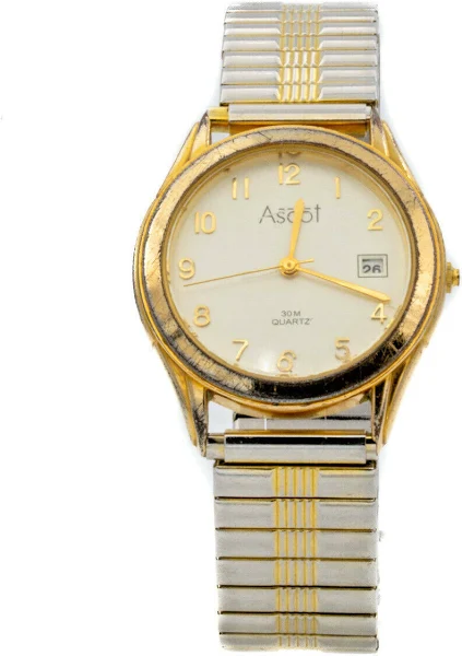 Zegarek Męski Ascot Vintage Kwarcowy Z Elastycznym Paskiem