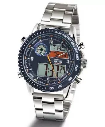 ZEGAREK CHRONO z 2 wymiennymi bransoletkami Mężczyzna Atlas for Men