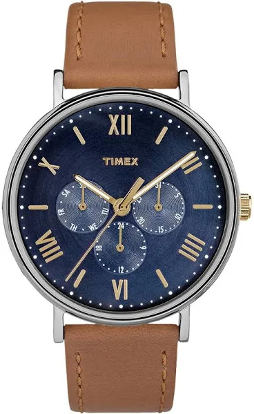 Timex Southview męskie wielofunkcyjne TW2R29100 brązowy chronograf