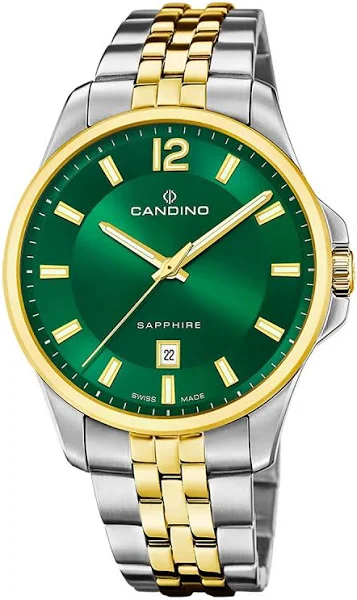 Męski zegarek Candino ze stali szlachetnej w kolorze srebrno-złotym Candino Classic UC4765/3