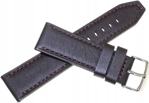 Skórzany pasek do zegarka Casio Efr-538L brązowy 23 mm