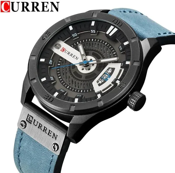 Zegarek Męski Curren Elegancki Datownik Prezent