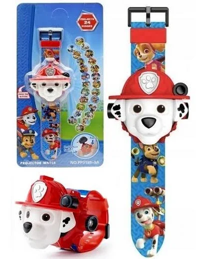 Psi Patrol Zegarek Z Projekotorem 3D Marshall Duży