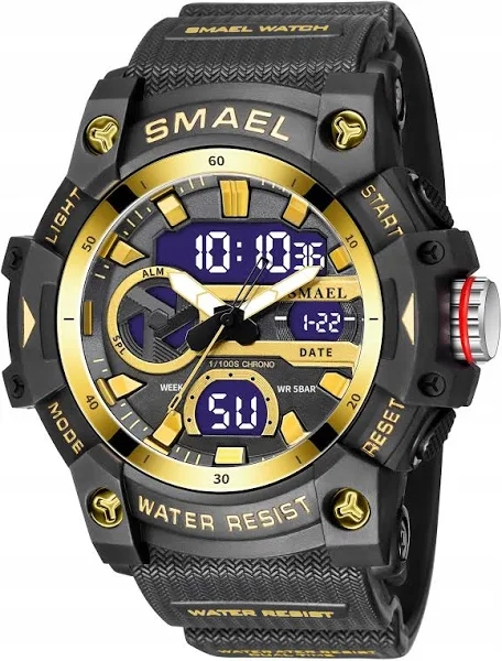 Zegarek Męski Smael Militarny Sportowy Wodoodporny