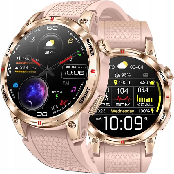Smartwatch Z Gps Menu Pl Amoled 400mAh Rozmowy Ciśnienie Puls Sport