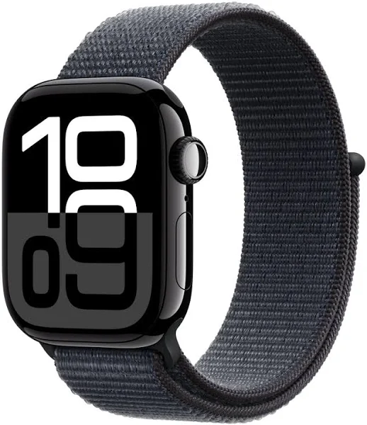 Apple Watch Series 10 GPS + Cellular z kopertą 46 mm aluminium w kolorze paskiem sportowym rozmiar