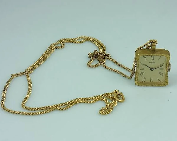 Anka Damski wisiorek Zegarek Zegarek łańcuchowy Zegarek naszyjnikowy