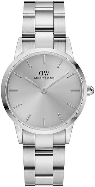 Daniel Wellington zegarek Iconic Link Unitone 28 damski kolor srebrny