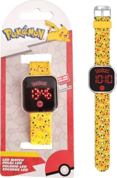 Pokemon Zegarek cyfrowy LED