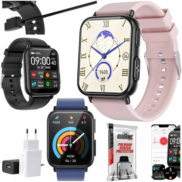 Smartwatch Damski Dla Kobiety Pomiar Cukru Glukozy Glukometr Ecg