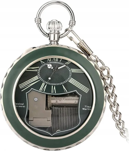 Zegarek kieszonkowy z mechanizmem muzycznym i