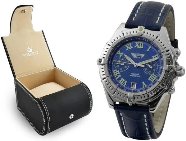 Poljot Chronograph 3133 Jetfighter blue