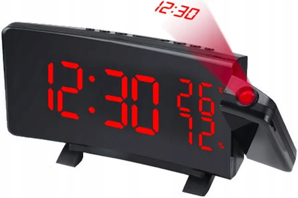 Radiobudzik Budzik z Rzutnikiem Projektorem Xonix