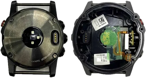 tylna pokrywa dla Garmin Fenix 5X Sport inteligentny zegarek tylna obudowa bez obudowy baterii