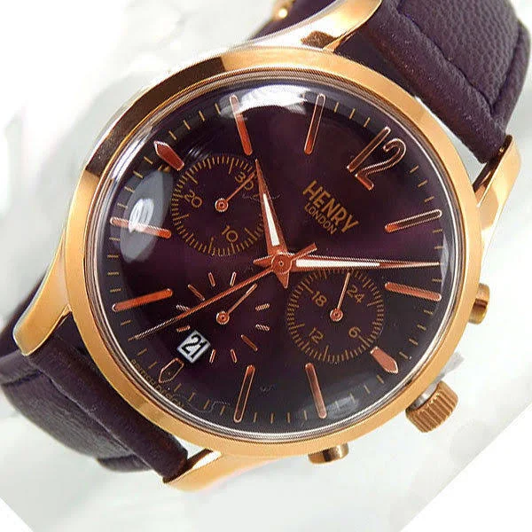 Henry London Hl39-cs-0092 Zegarek Złocisty