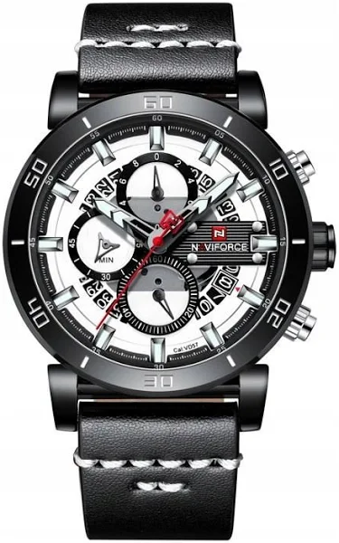 ZEGAREK MĘSKI NAVIFORCE NF9131 Black/w. + Box