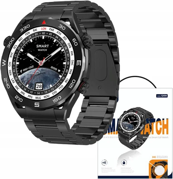 Zegarek Smartwatch Elegant Bluetooth Sterowanie Muzyką 2 Paski