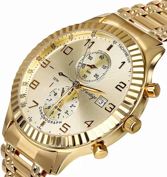 Ekskluzywny męski zegarek złoty