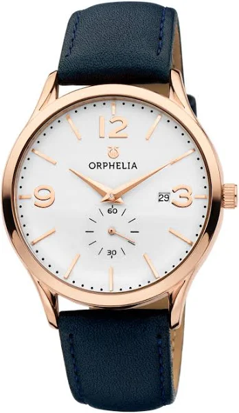 Orphelia Mężczyzn Analogowy Zegarek Tiempo Niebieski Skórzane Or61702