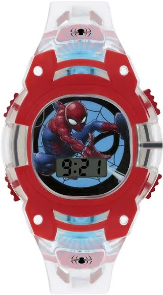 Spiderman Zegarek cyfrowy dla chłopców z paskiem PU SMH4000