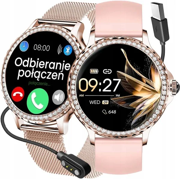 Zegarek damski Smartwatch Rubicon F19 rozmowy