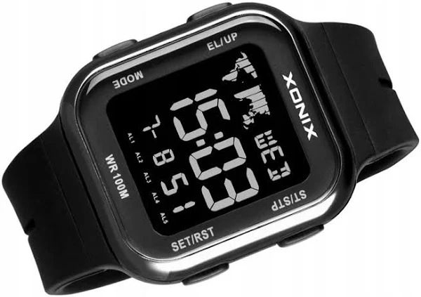 Wodoszczelny Damski Zegarek Cyfrowy Xonix Czytelny
