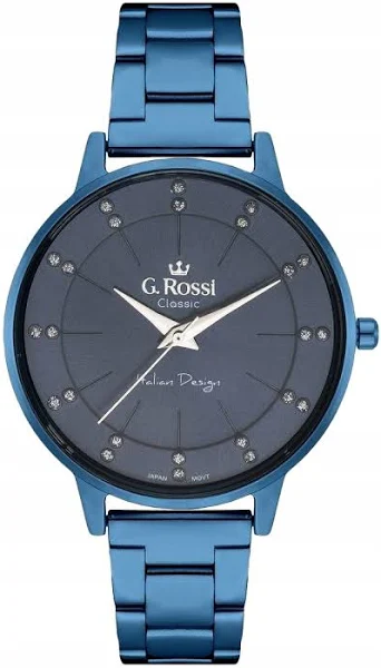 Zegarek G. Rossi C11715B-6F1 blue + Box