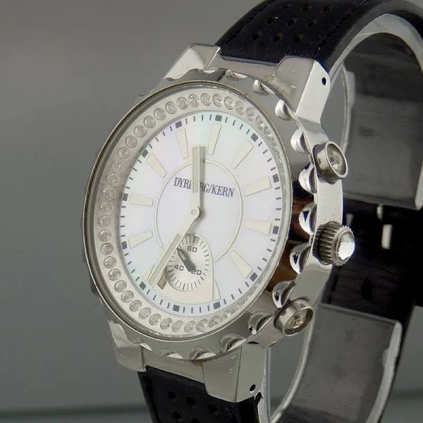 Zegarek Dyrberg/kern z kryształami Swarovski ze stali nierdzewnej