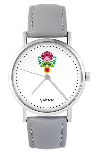 Yenoo Zegarek Folkowy kwiat