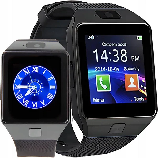 SMART WATCH Inteligentny zegarek Dz09 Bluetooth Wielofunkcyjne wykrywanie tętnaPośmienie Sportowa bransoletka Telefon Wodoodporny