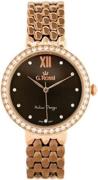 Zegarek G. Rossi 11775B rose gold/brown BOX