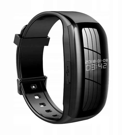 Kamera Szpiegowska Dyktafon Zegarek 64Gb