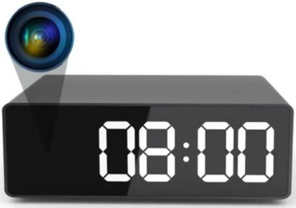 Zegar Z Ukrytą Mini Kamerą Szpiegowską W Budziku Full Hd Wifi