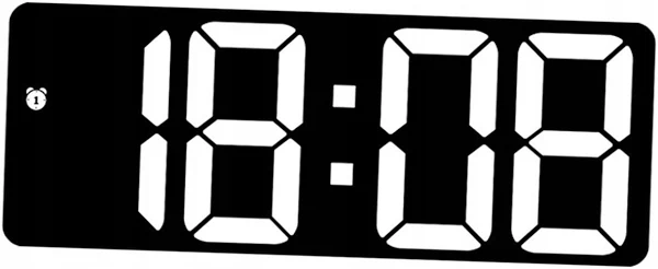 cyfrowy zegar na biurko budzik Led
