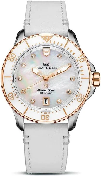 2022 nowy zegarek mewa wodoodporny nurkowanie biznesowy automatyczny mechaniczny zegarek damski 1211 Ocean Star Series