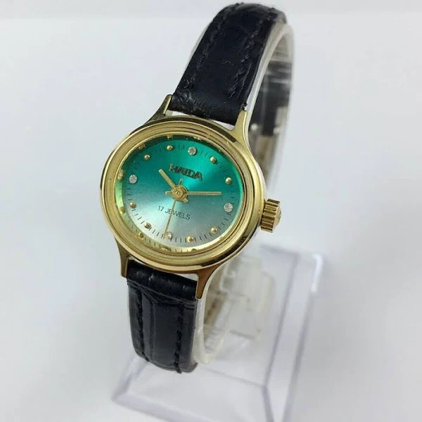 Haida Ręczny Mechaniczny Zegarek Damski Złoty Gwóźdź 17 Żydów Gradient