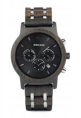 Drewniany Zegarek Bobo Bird P19-1 Męski Bobobird