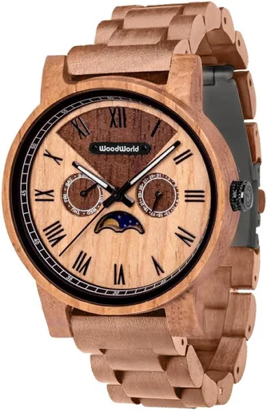 Drewniany Zegarek Philip Brown