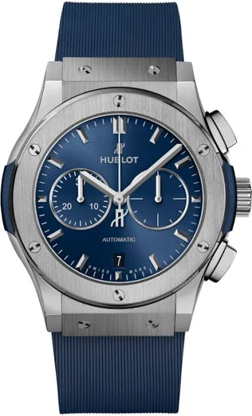 Hublot Classic Fusion Blue Chronograph Titanium Automatic Dial 541Nx7170lr - Zegarki na Ceneo.pl