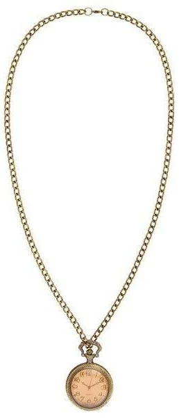 Widmann Naszyjnik Złoty z ZEGAREM steampunk KAPELUSZNIK