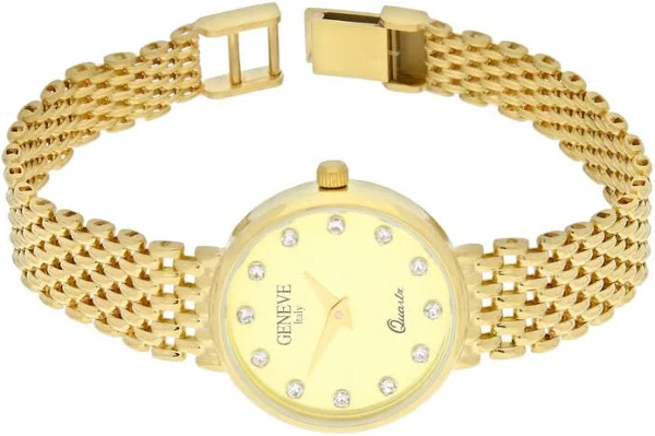 Zegarek złoty z okrągłą tarczą MI G398294 próba 585