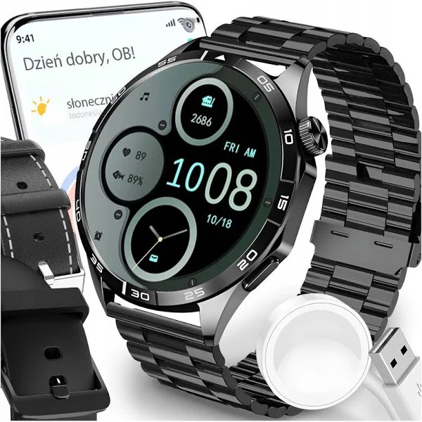 Smartwatch Zegarek Męski Menu Rozmowy Smart Watch