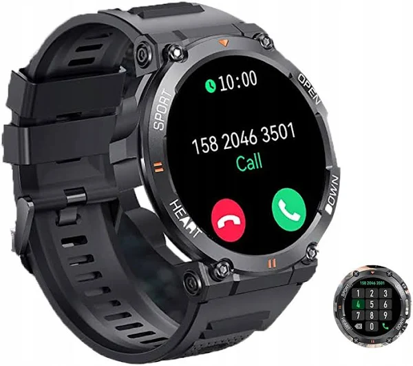 Smartwatch Zegarek Męski Z Polskie Menu Rozmowy Sms 400MAH