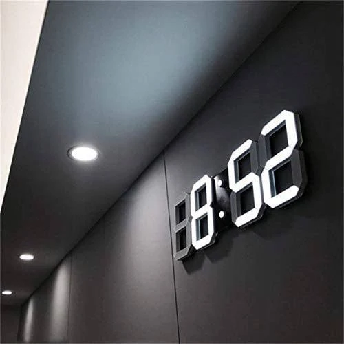 Zegar ścienny 3d LED nowoczesny cyfrowy budzik do domu kuchni